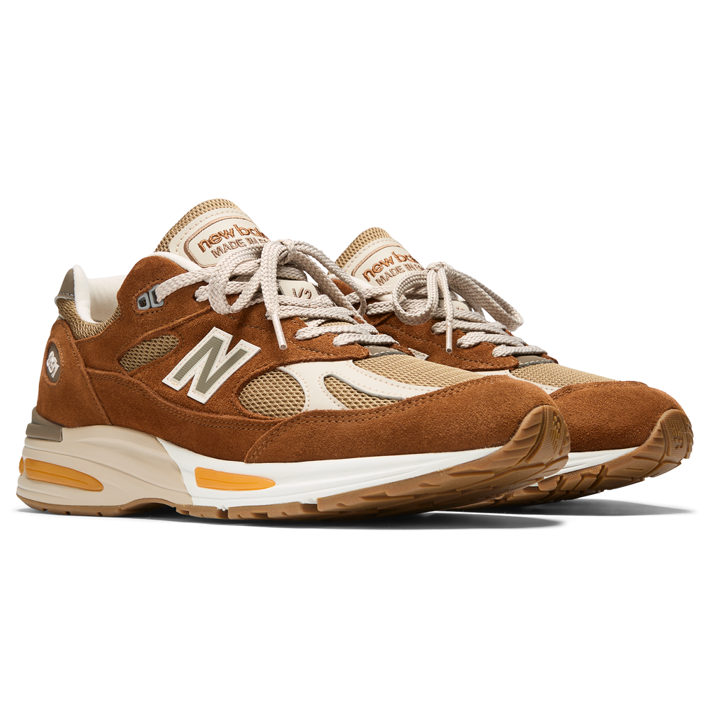 Unisex boty New Balance U991GB2 – hnědý