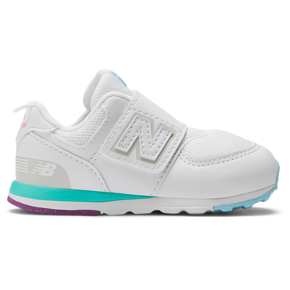 Dětské boty New Balance NW574KIJ – bílé