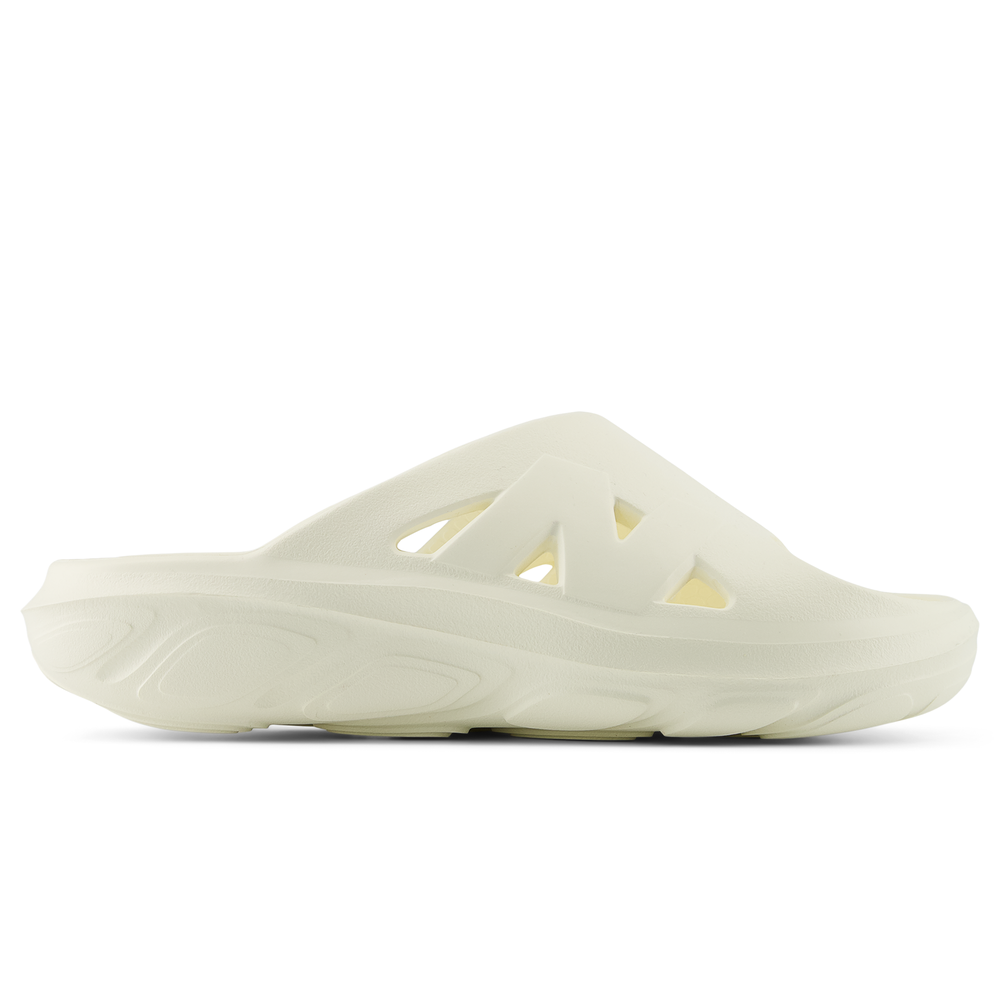 Unisex pantofle New Balance RCVRYSC1 – béžové