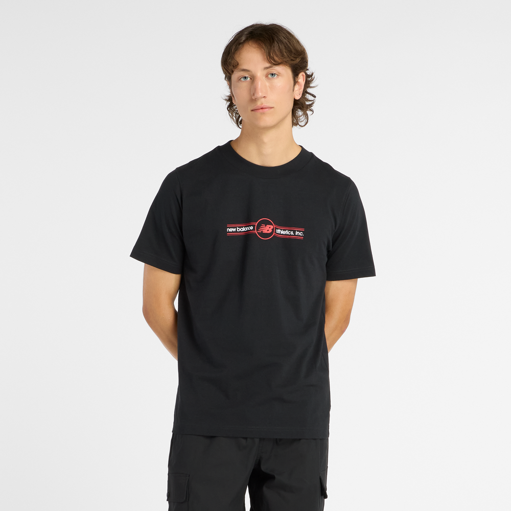 Pánské tričko New Balance MT6148SVBK – černé
