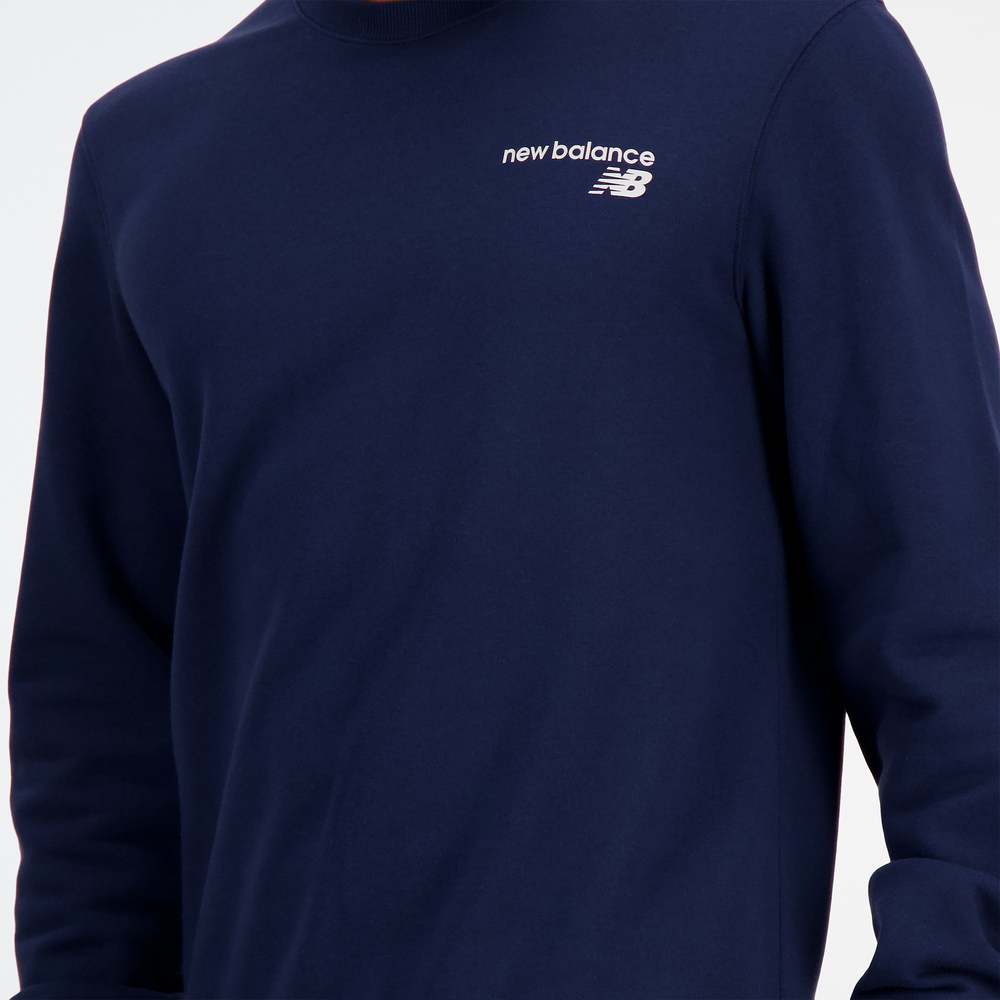 Pánská mikina New Balance MT03911NNY – tmavomodrá