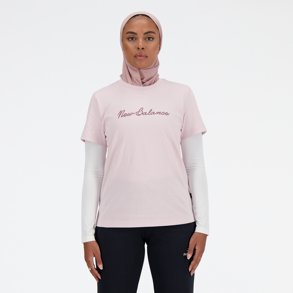 Dámské tričko New Balance WT41909SOI – růžové