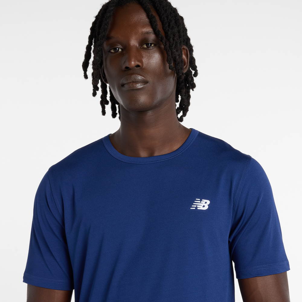 Pánské tričko New Balance MT61O0U4BUY – tmavomodrá