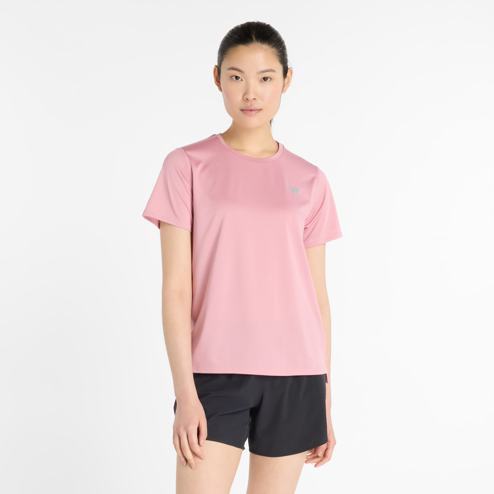 Dámské tričko New Balance WT41222PTF – růžové