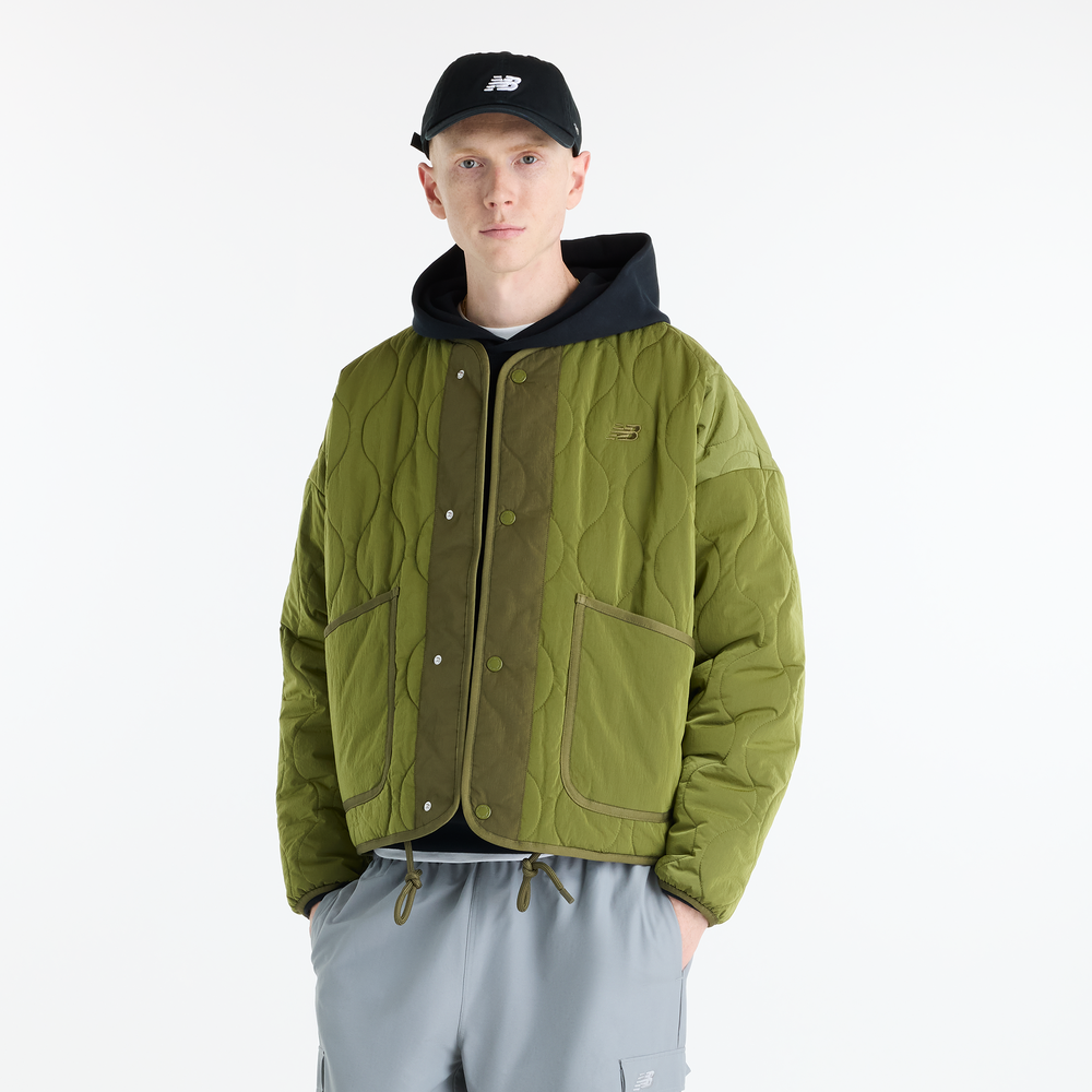 Pánská bunda New Balance MJ62M2DHGEE – zelené
