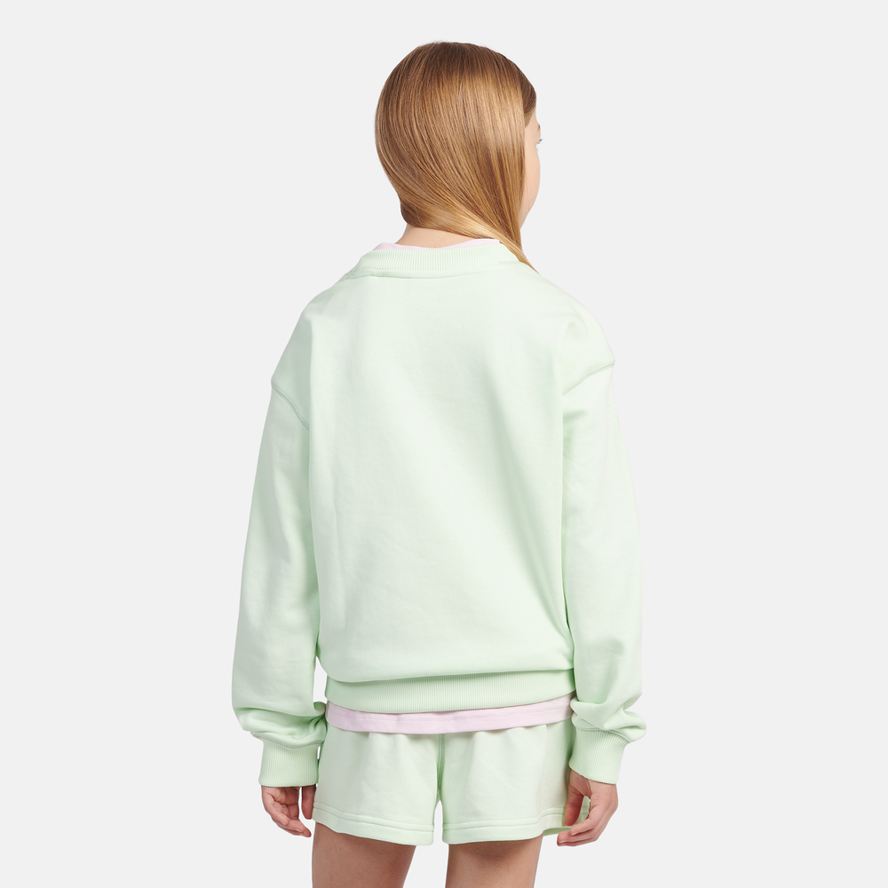 Dětská mikina New Balance LAKG0055MEW – mátové