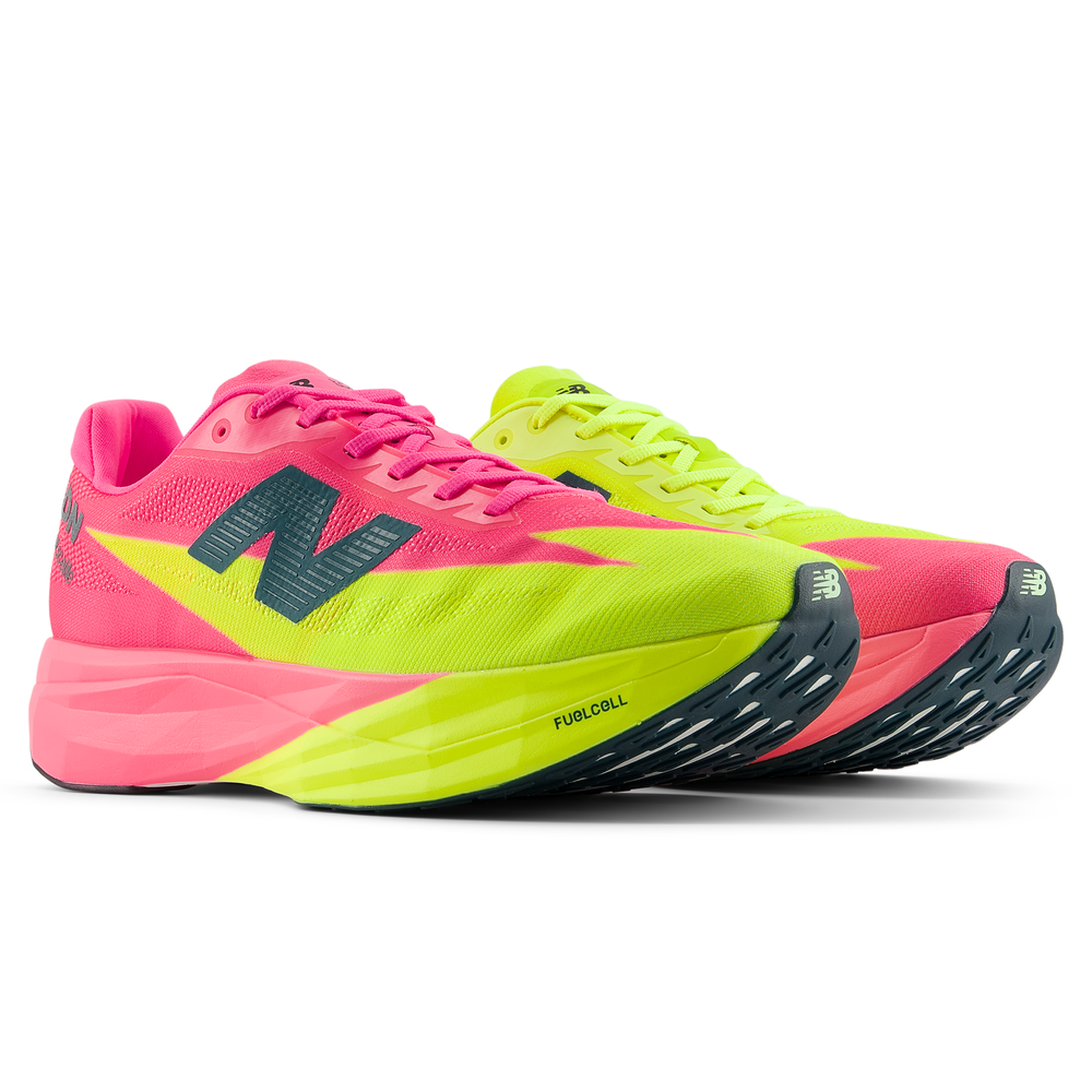 Boty na běhání New Balance FuelCell SC Elite V5 TCS London Marathon MRCEL55L – růžové