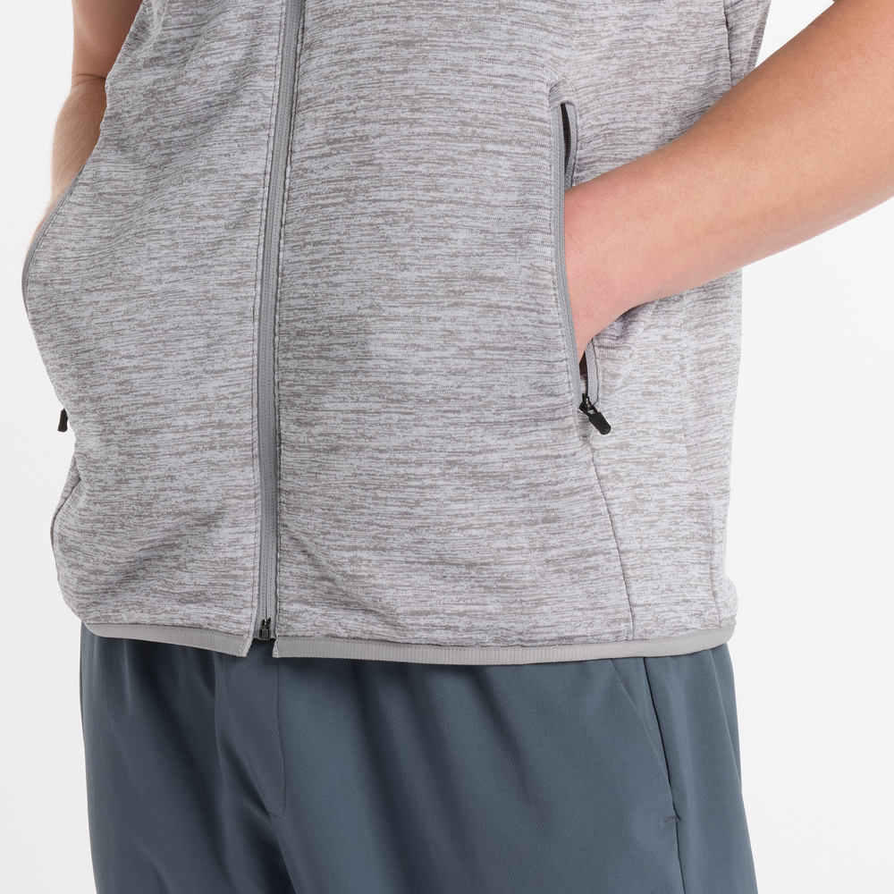 Pánská vesta New Balance MV51200AG – šedé