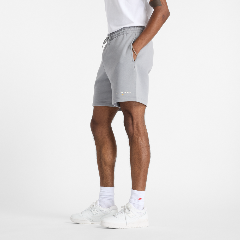 Pánské šortky New Balance MS51506YST – šedé