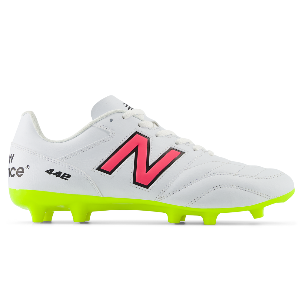 Pánské kopačky New Balance 442 ACADEMY FG V2 MS43FWH2 – bílé