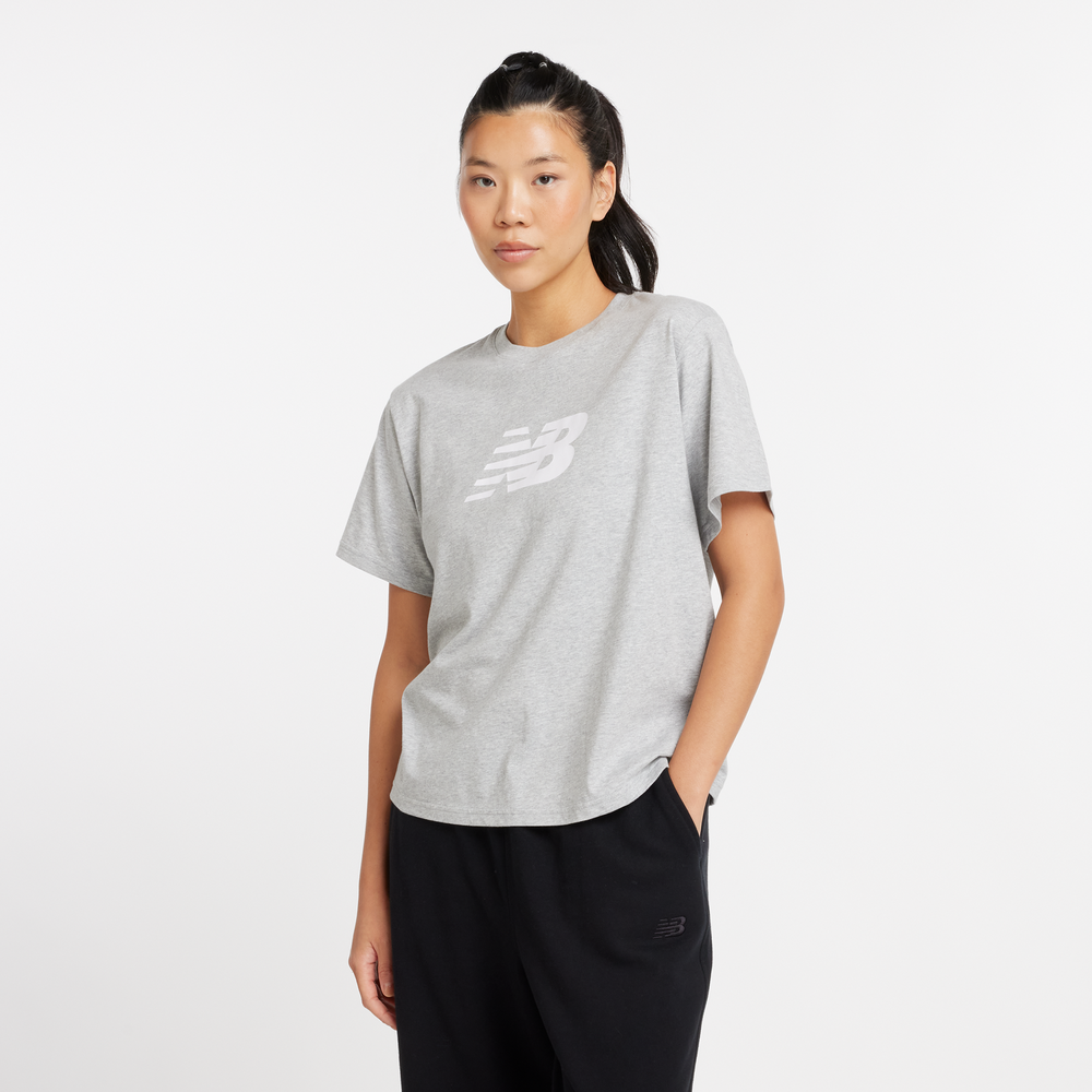 Dámské tričko New Balance WT43583AG – šedé