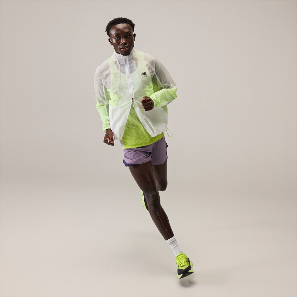 Pánské šortky New Balance MB6180TAAA5 – fialové