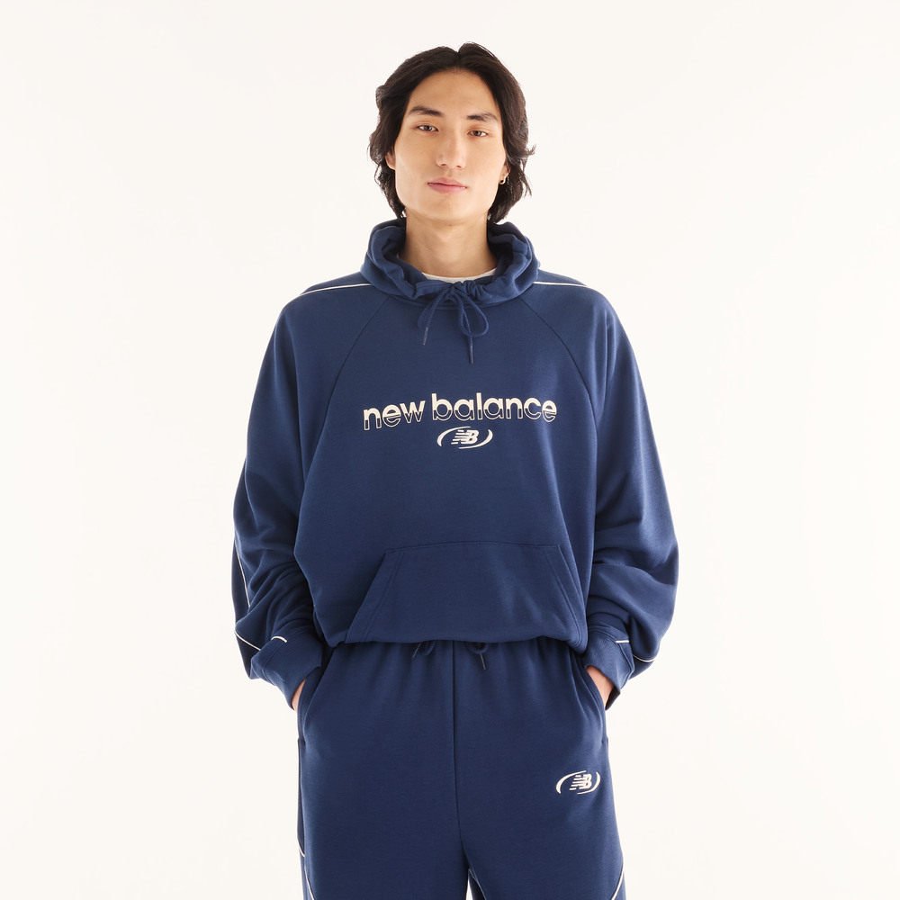 Pánská mikina New Balance MT62W318NNY – tmavomodrá