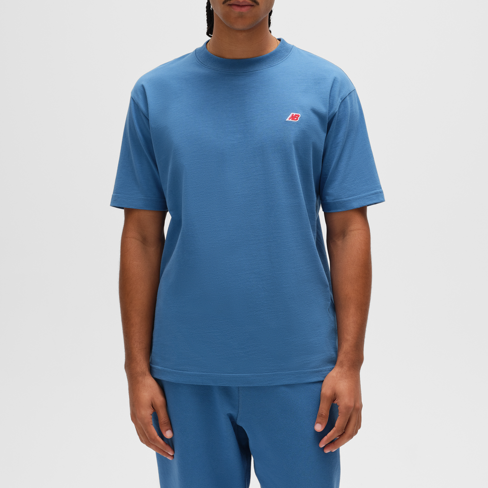 Pánské tričko New Balance MADE in USA MT43543SET – modré