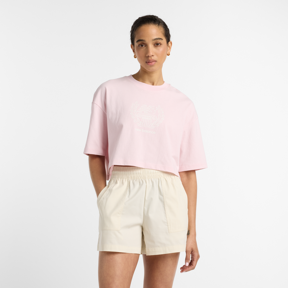 Dámské tričko New Balance WT51935RSG – růžové