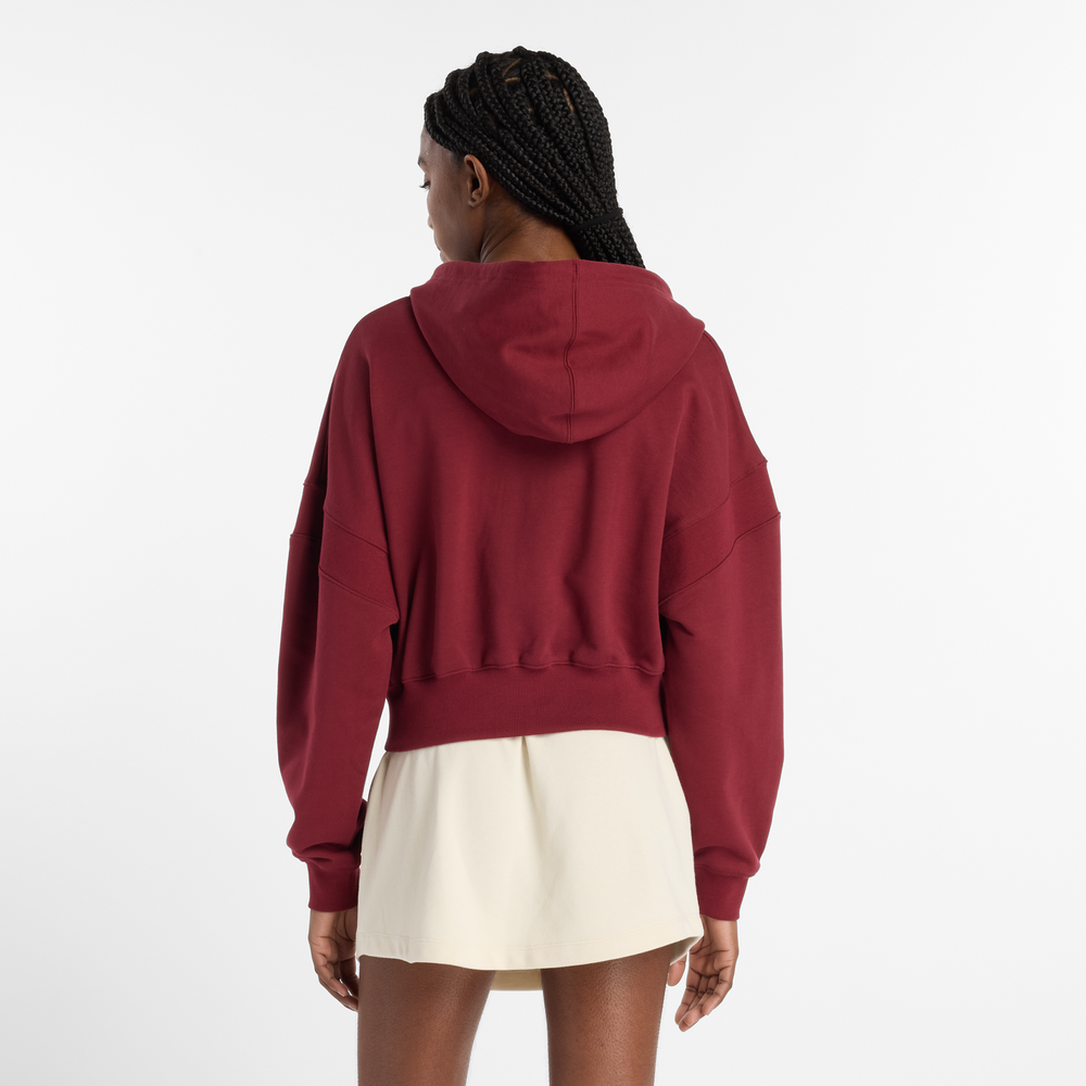 Dámská mikina New Balance WJ51506MHB – bordó