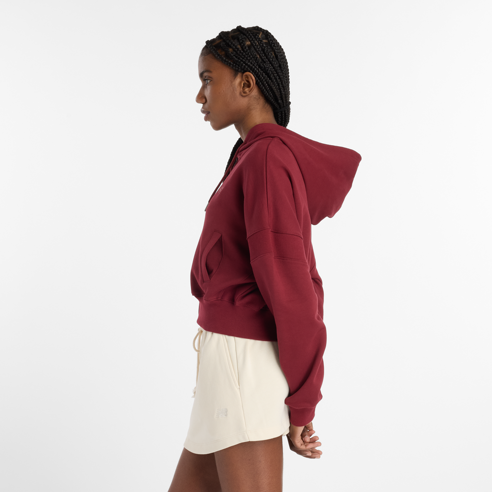 Dámská mikina New Balance WJ51506MHB – bordó