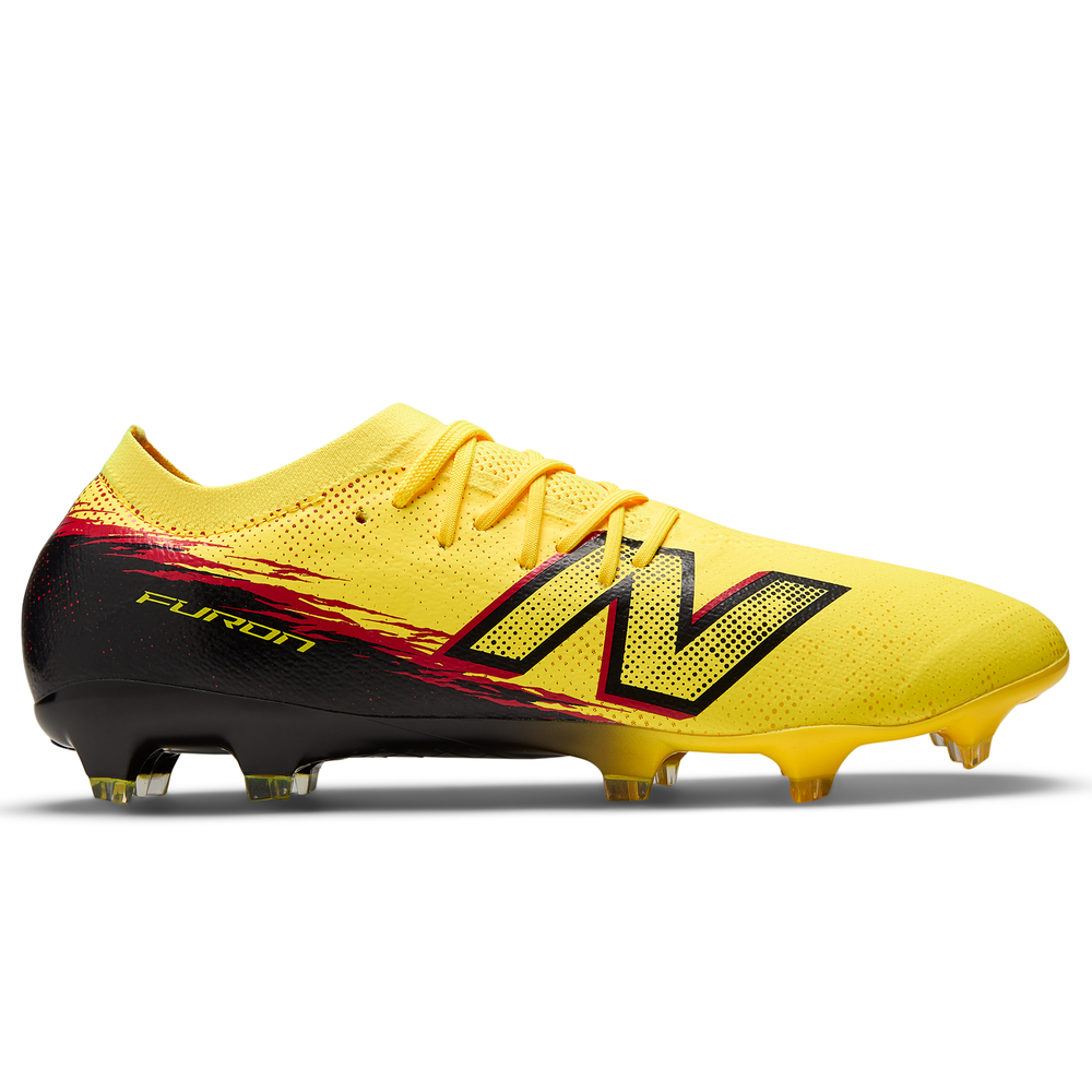 Pánské kopačky New Balance FURON PRO FG V8 UF2F10X – žluté