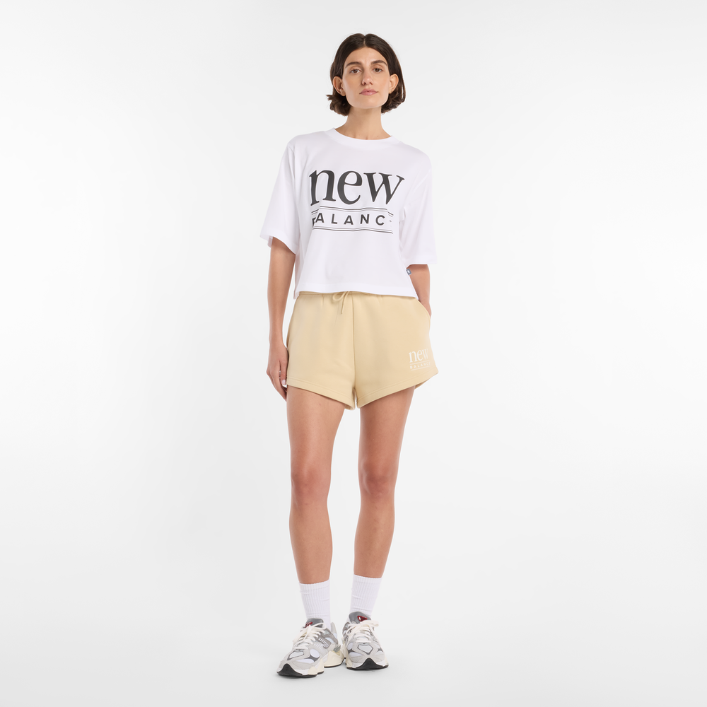 Dámské šortky New Balance WB61Y80AABC – žluté