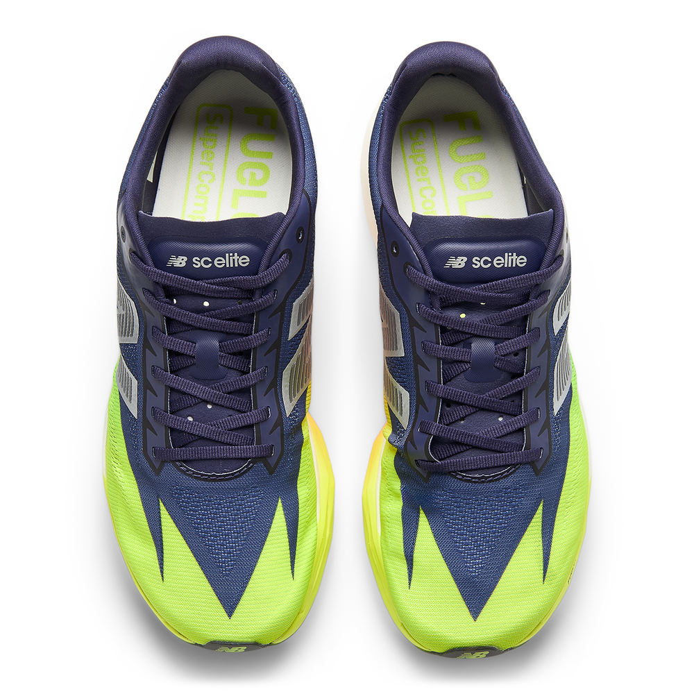 Boty na běhání New Balance FuelCell SC Elite V5 MRCEL79H – tmavomodrá