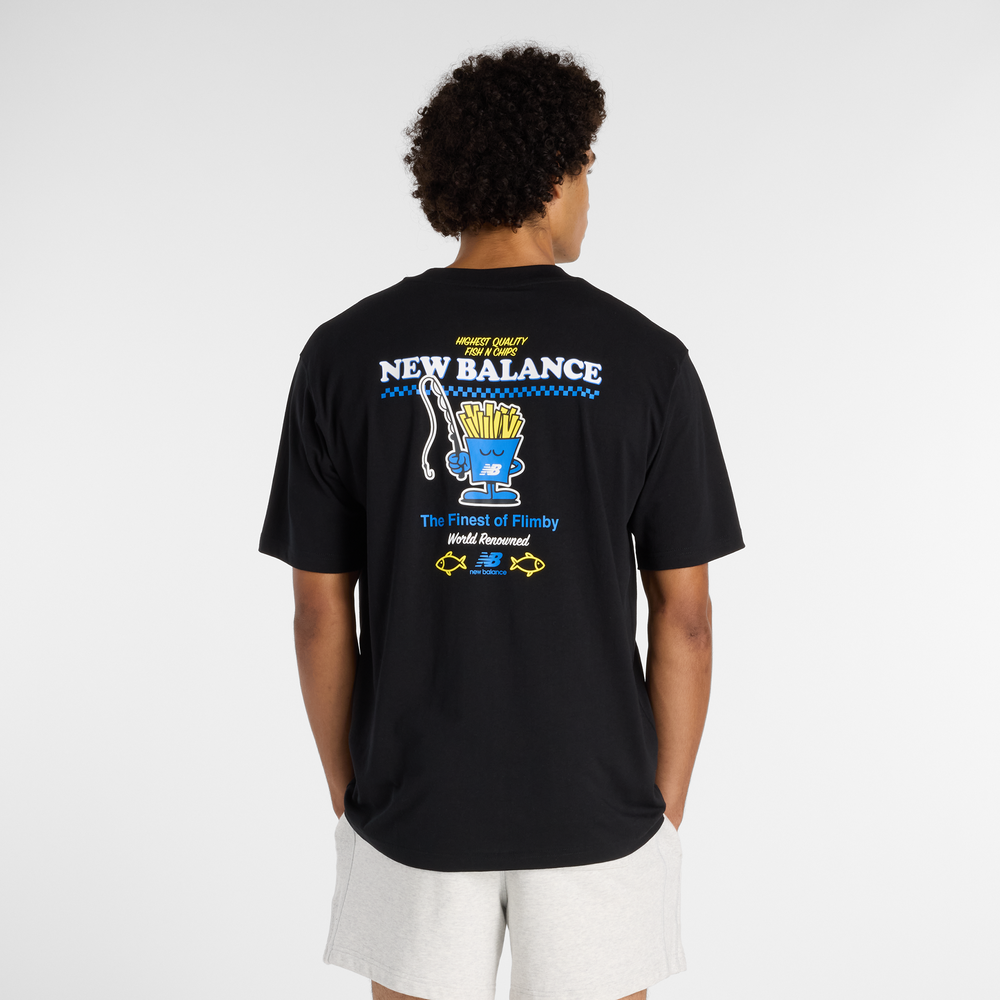 Pánské tričko New Balance MT61I5BMBK – černé