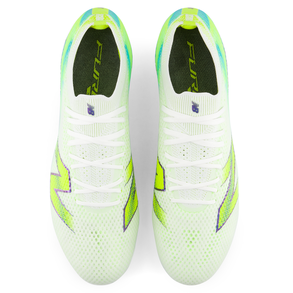 Pánské kopačky New Balance FURON ELITE FG V9 UF1F7R4 – bílé