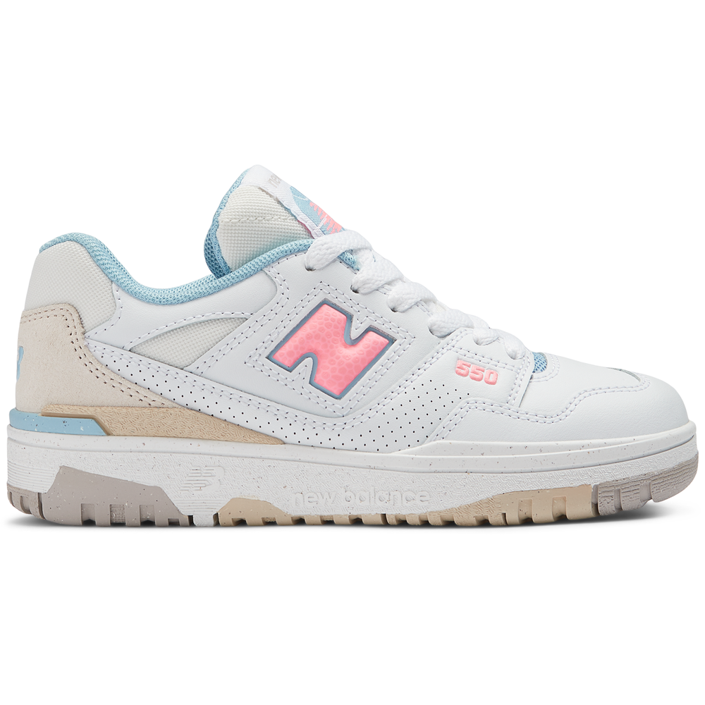 Dětské boty New Balance PSB550EP – bílé