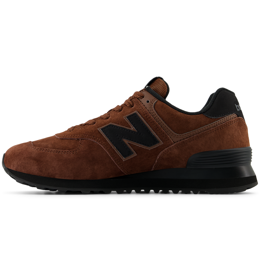 Unisex boty New Balance U574LEB – hnědý