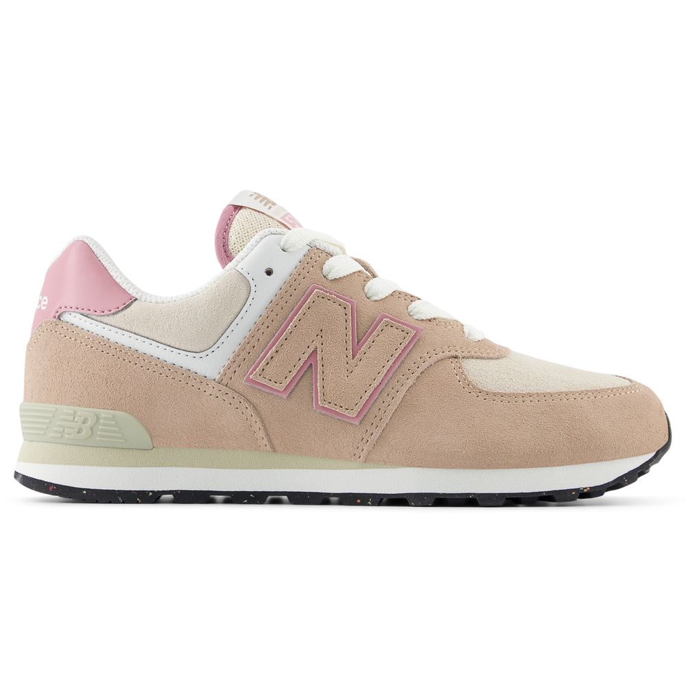 Dětské boty New Balance GC574QTC – béžové