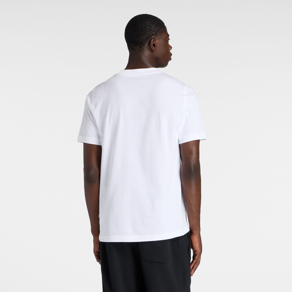 Pánské tričko New Balance MT61L3FMWT – bílé