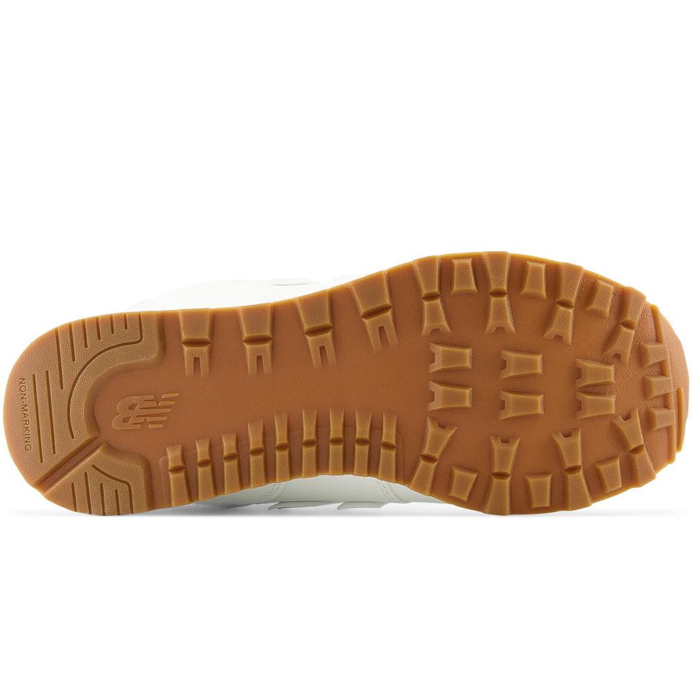 Dětské boty New Balance GC574NWW – bílé