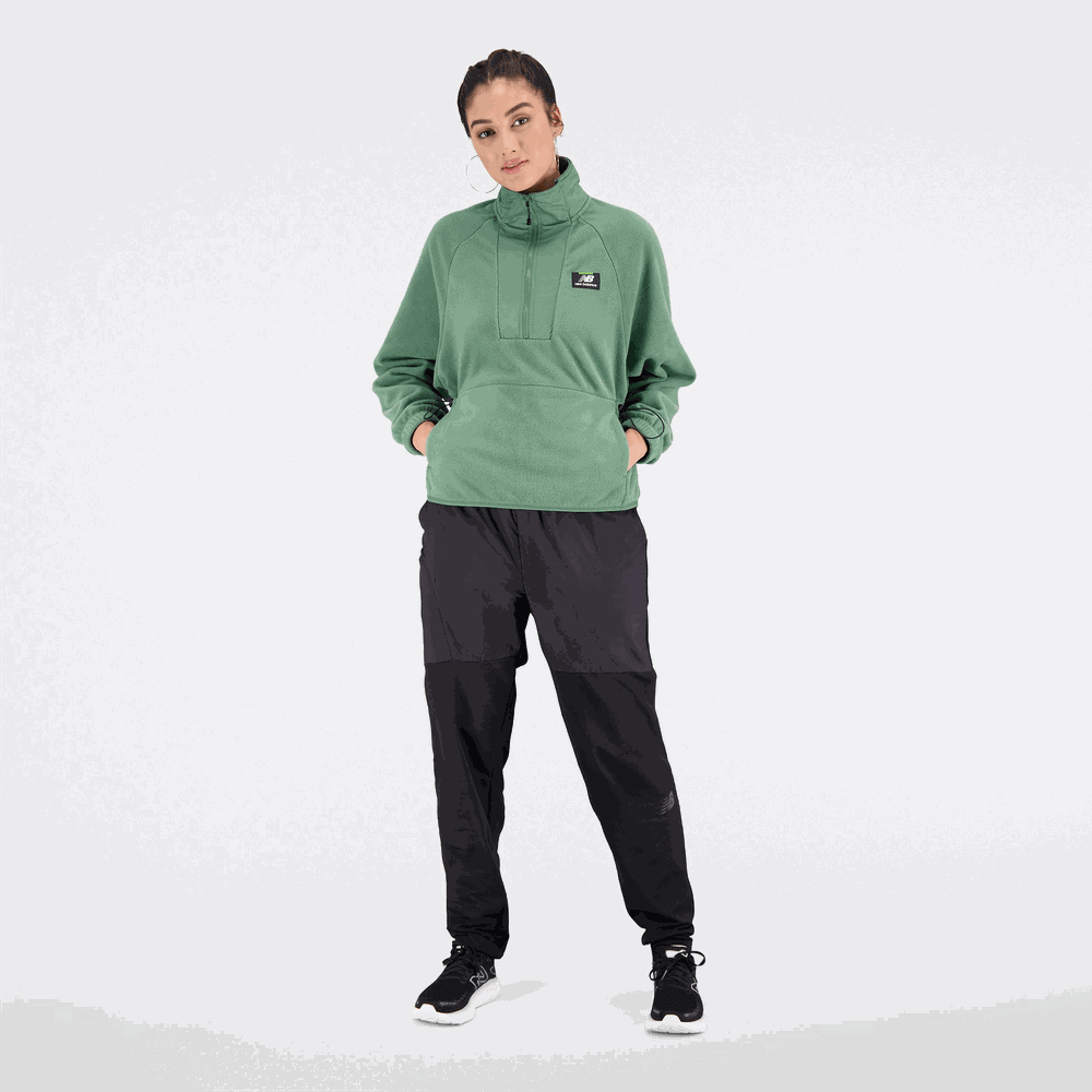 Dámská mikina New Balance WT23509JD – zelené