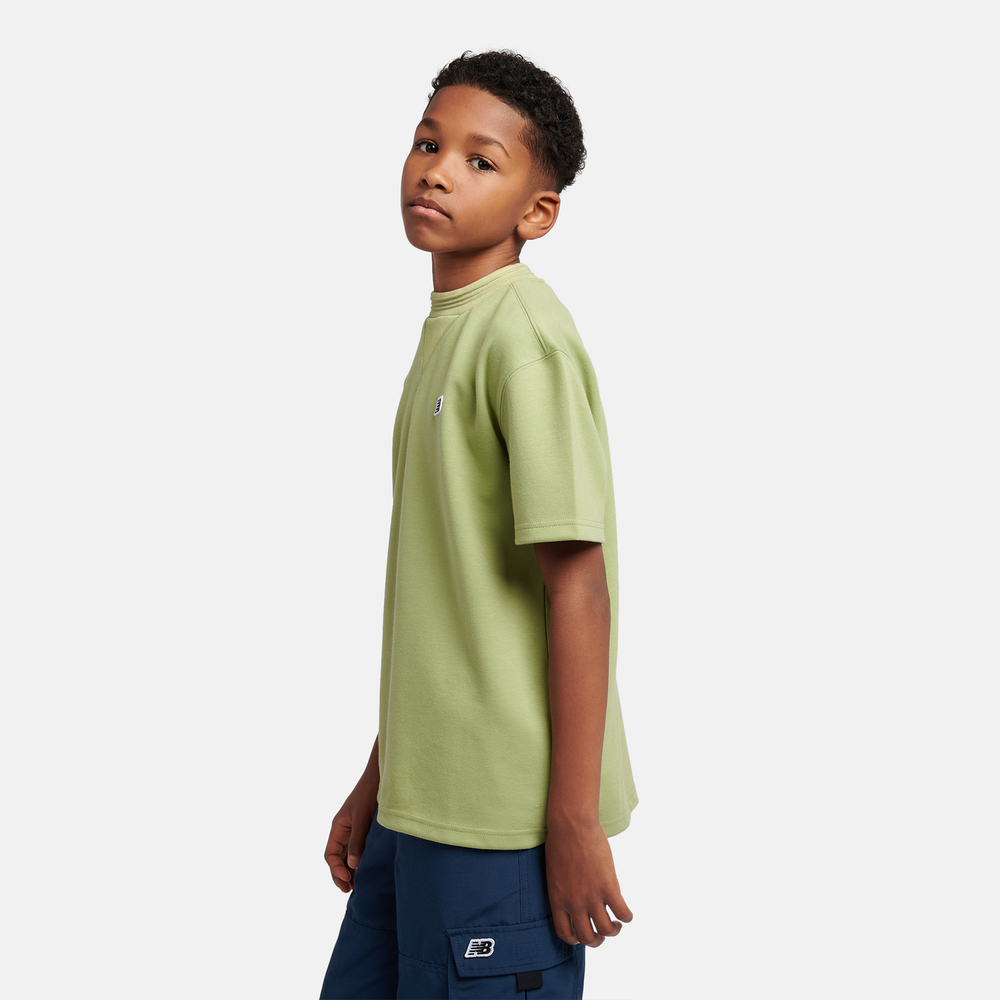 Dětské tričko New Balance LAKB0191EEN – zelené