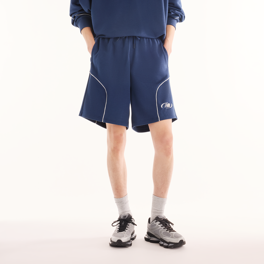 Pánské šortky New Balance MB62S8AANNY – tmavomodrá