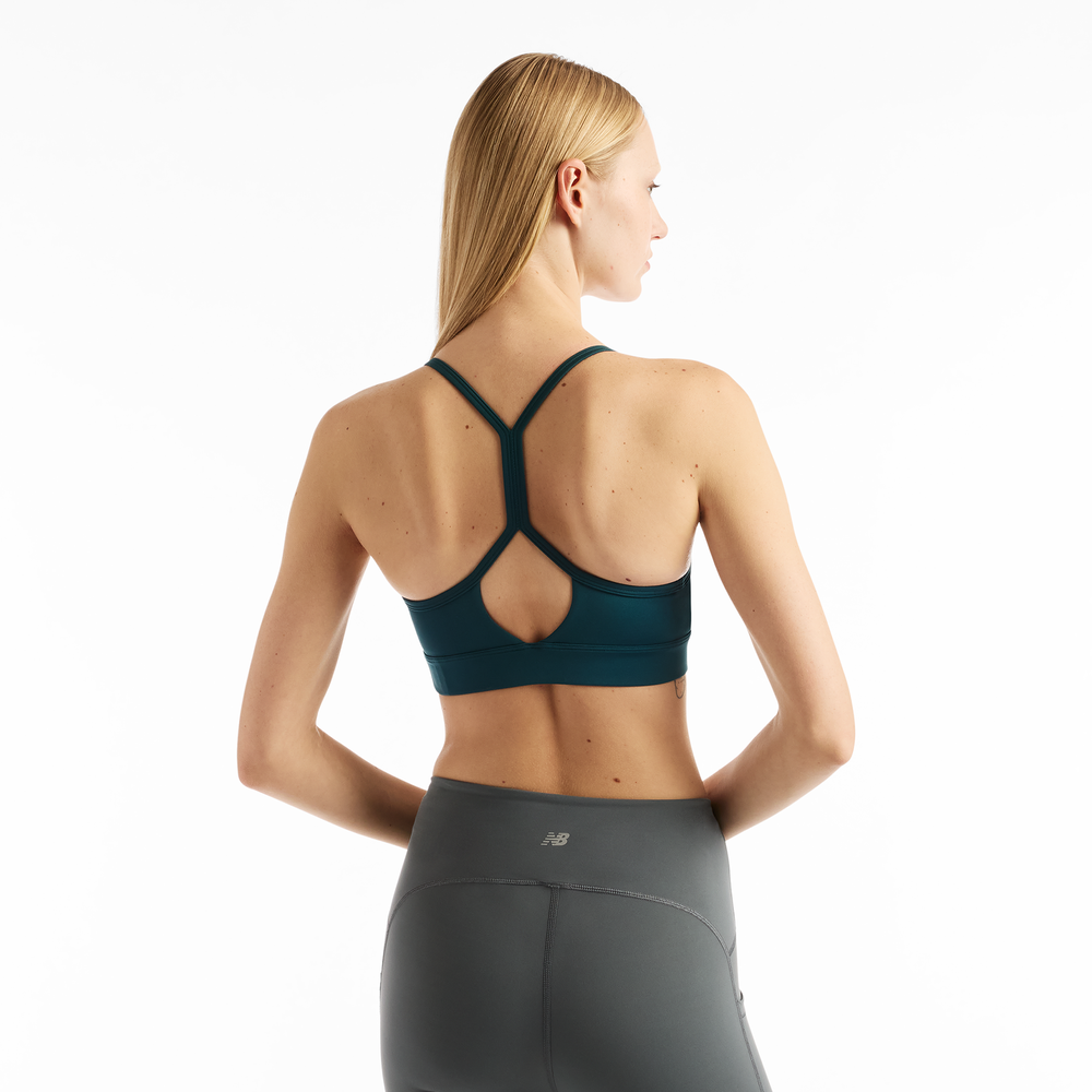 Sportovní podprsenka New Balance WB51039AAV – zelené