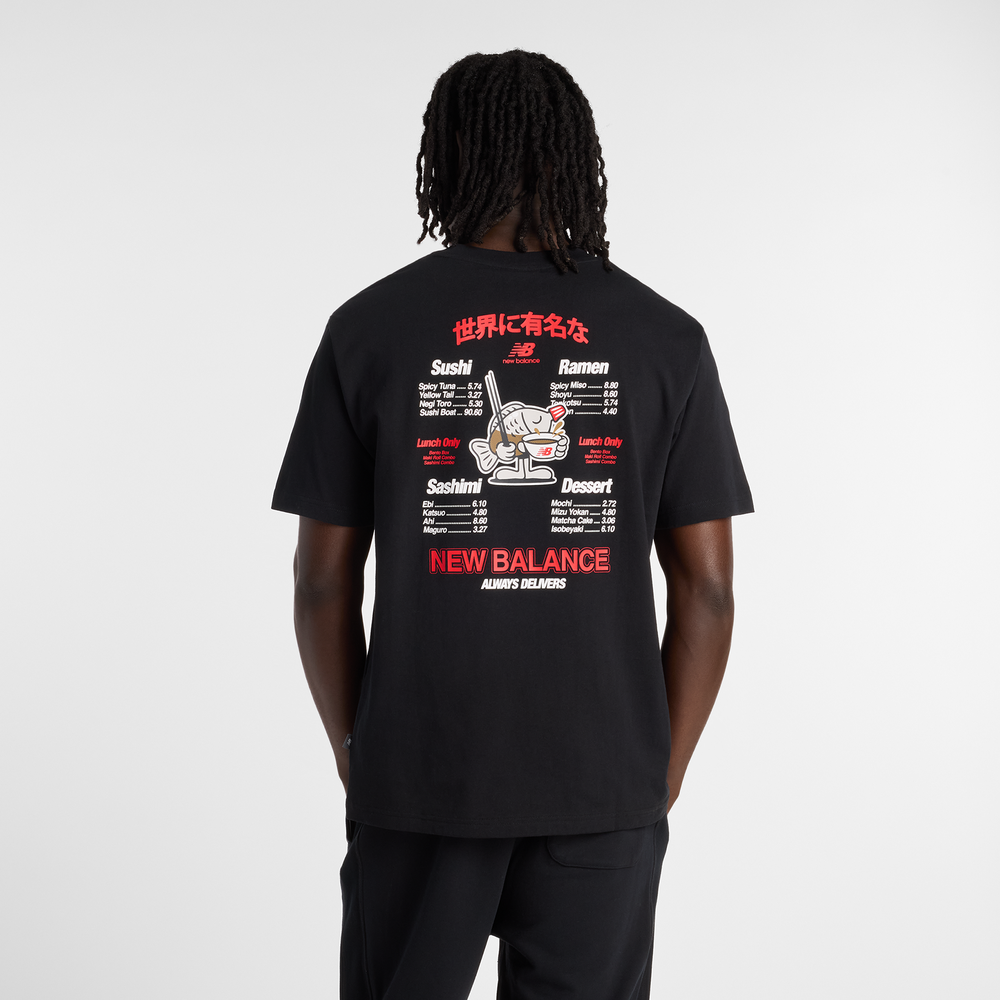Pánské tričko New Balance MT61H51DBK – černé