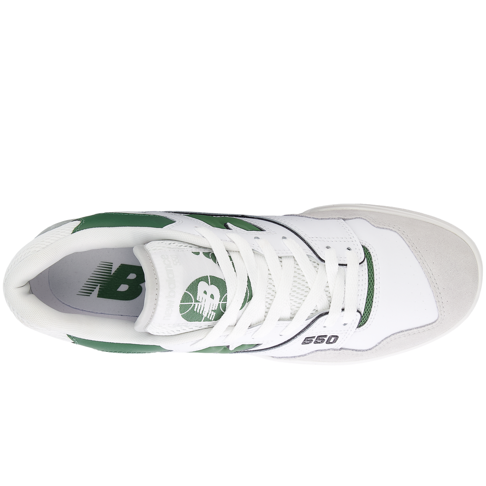Unisex boty New Balance BB550ESB – bílé