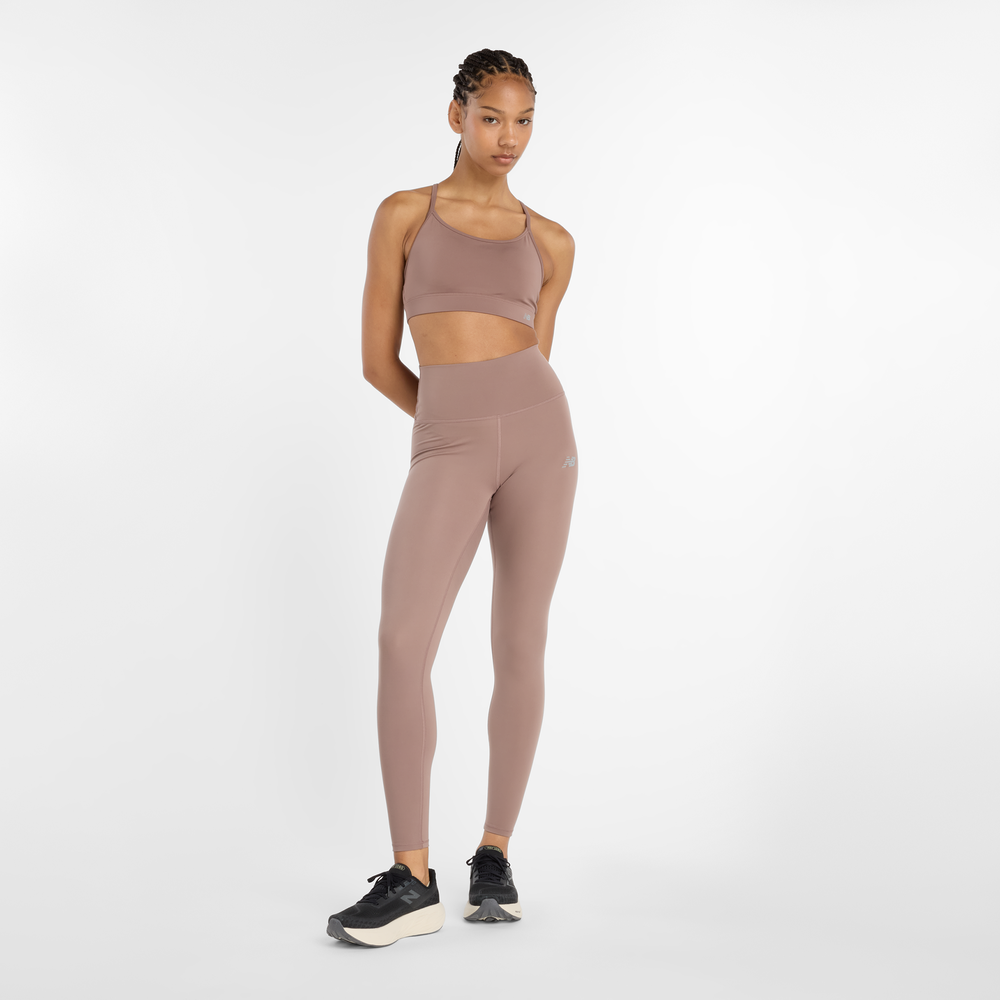 Dámské legíny New Balance WP51126EAS – béžové