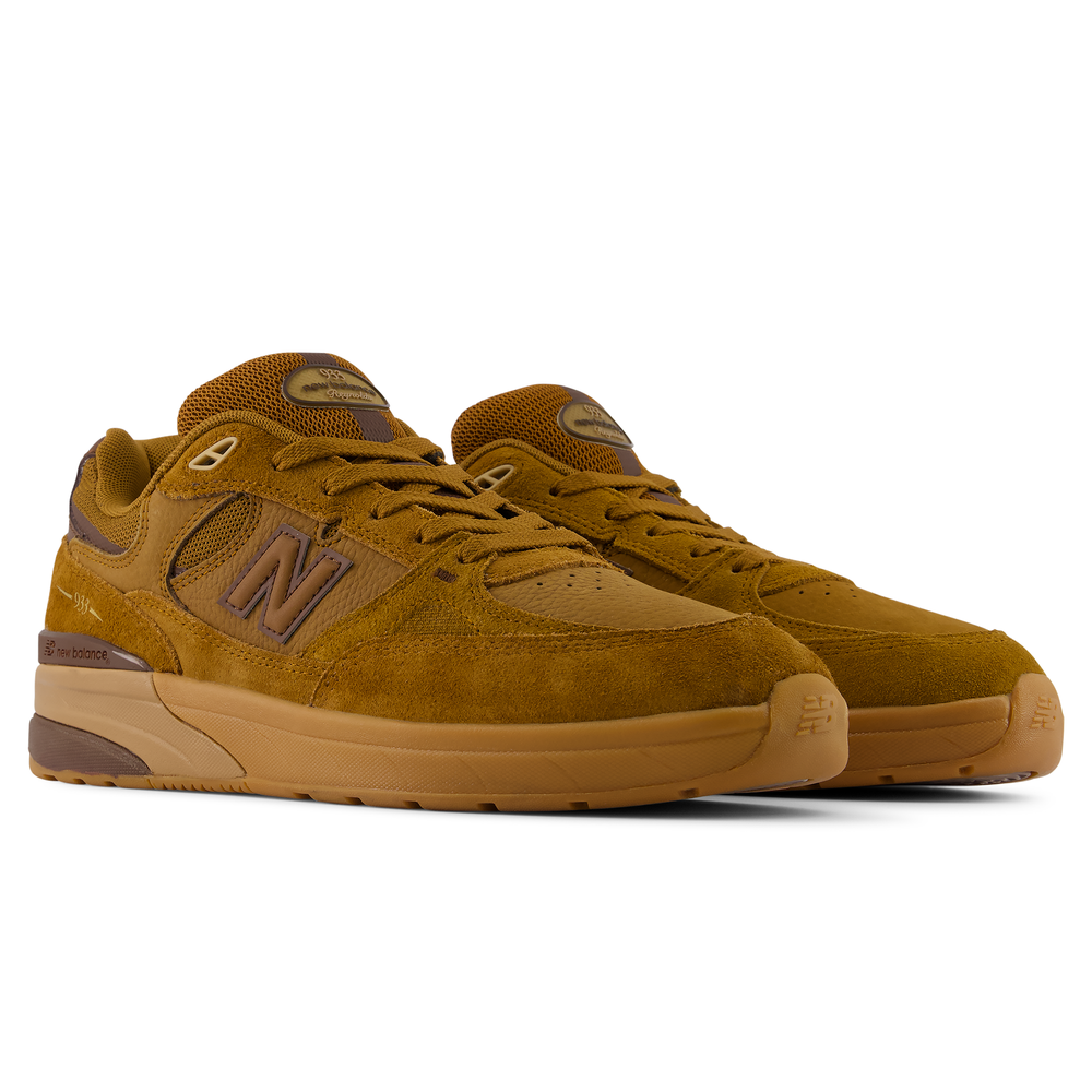 Unisex boty New Balance Numeric UN933LRO – hnědý