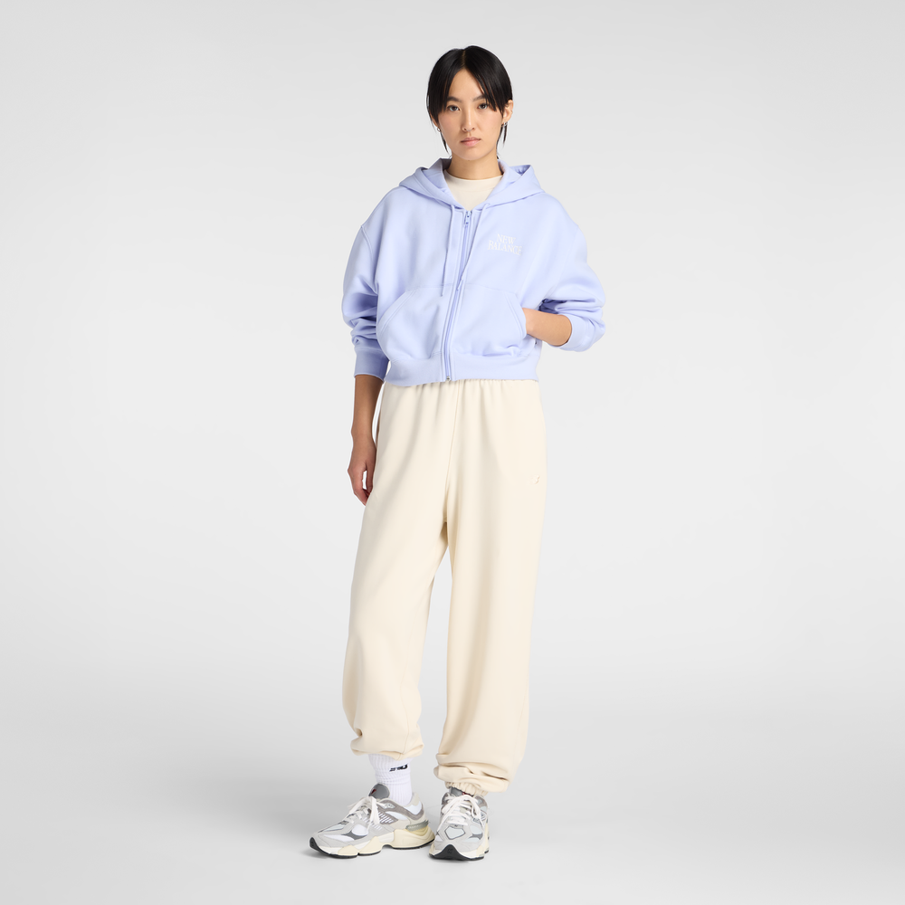 Dámská mikina New Balance WJ61W2EEDYK – fialové