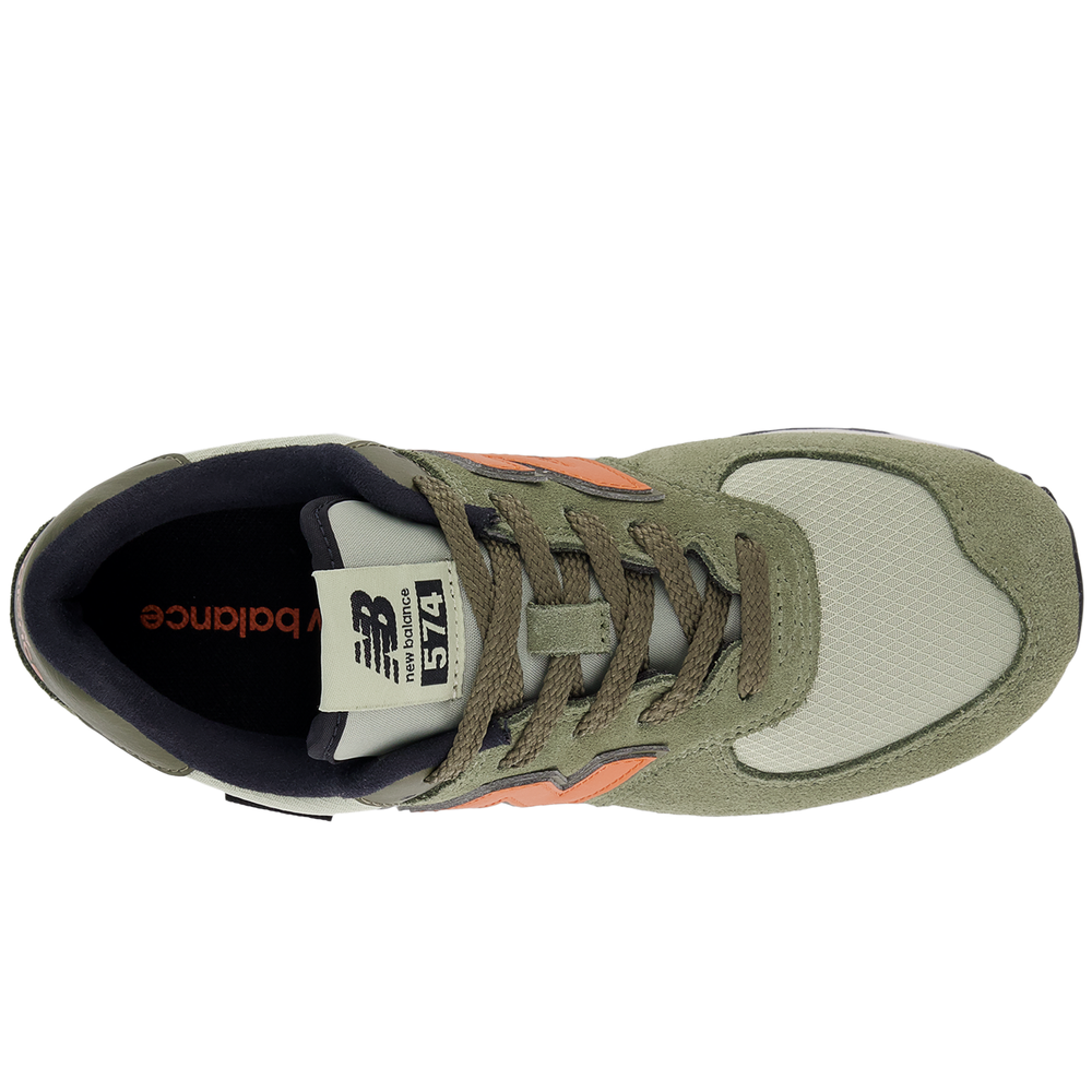 Dětské boty New Balance GC574SOF – zelené