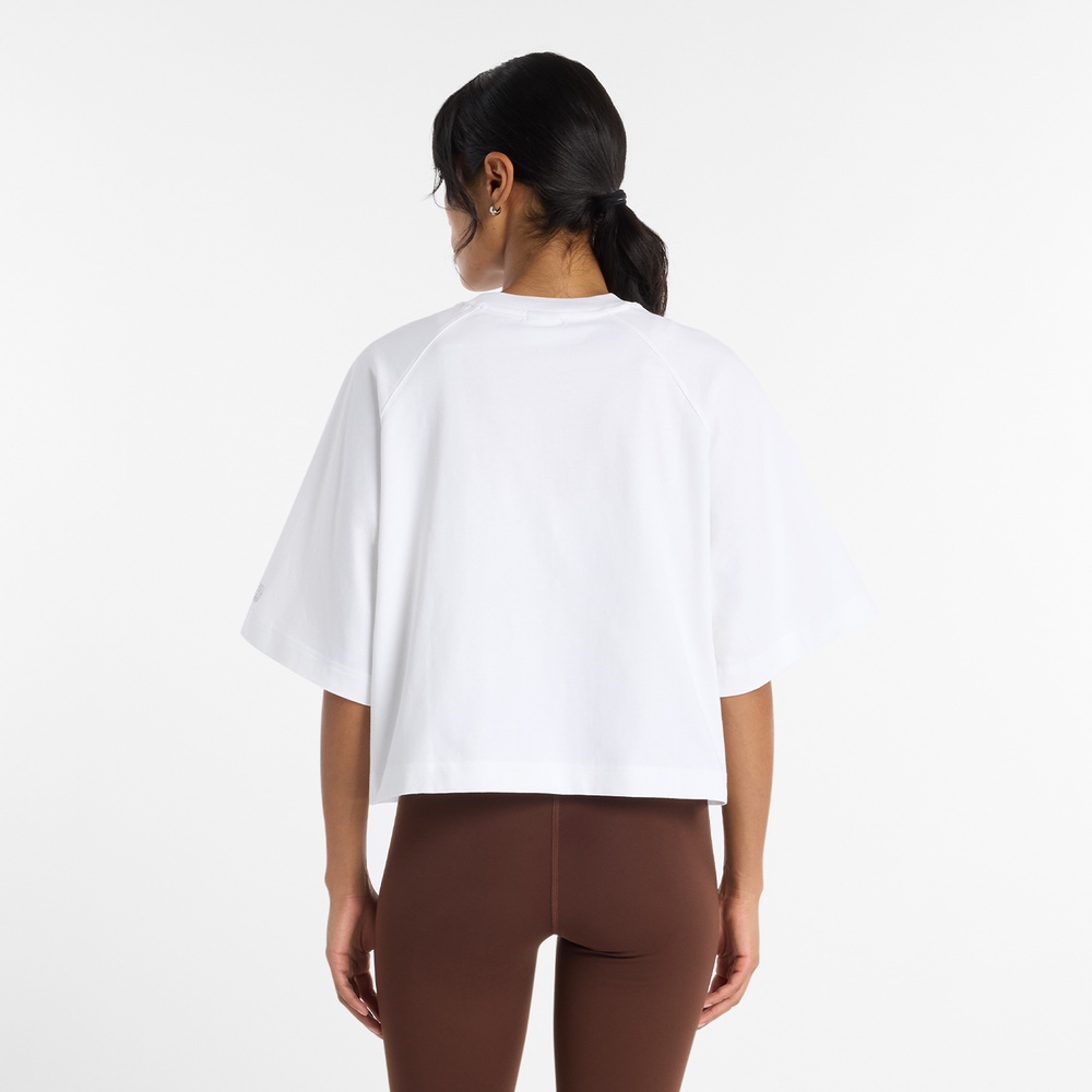 Dámské tričko New Balance WT61371RWT – bílé