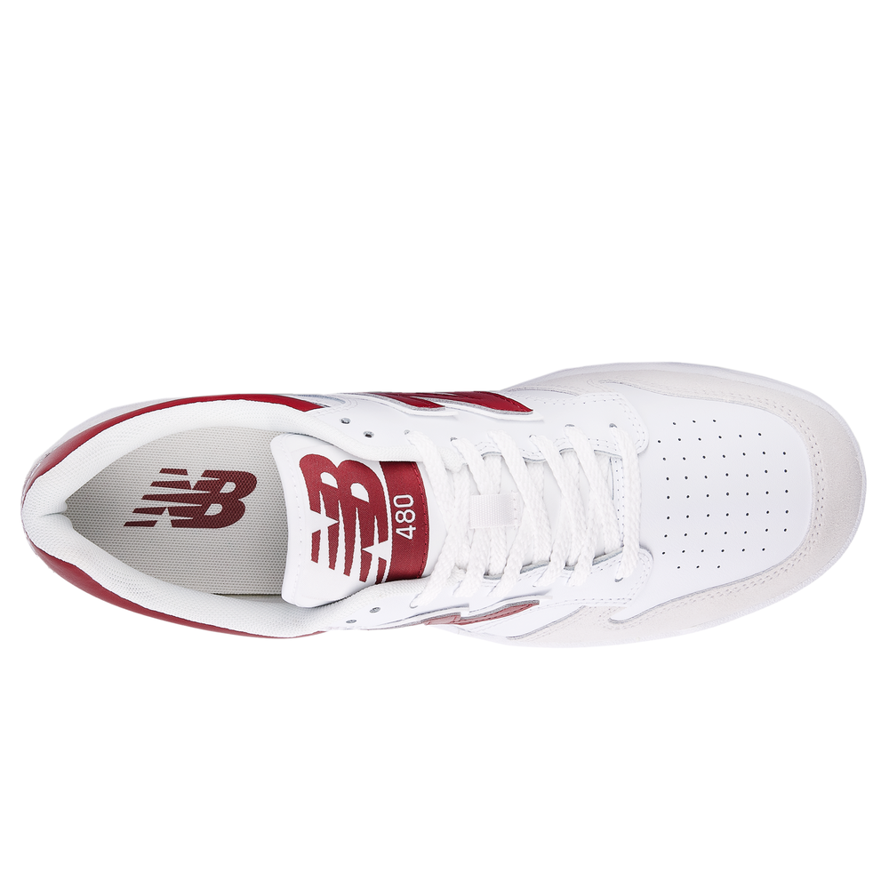 Unisex boty New Balance BB480LIR – bílé