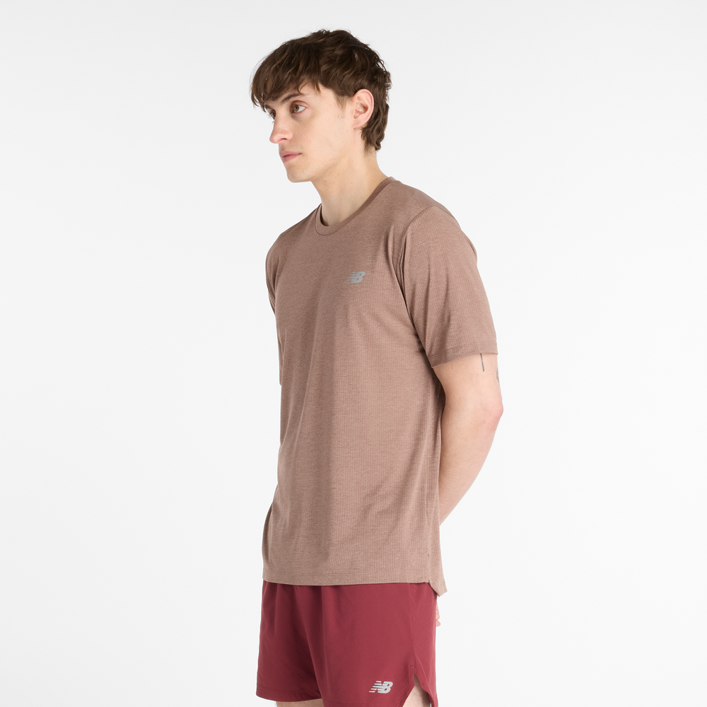 Pánské tričko New Balance MT41253EAT – béžové