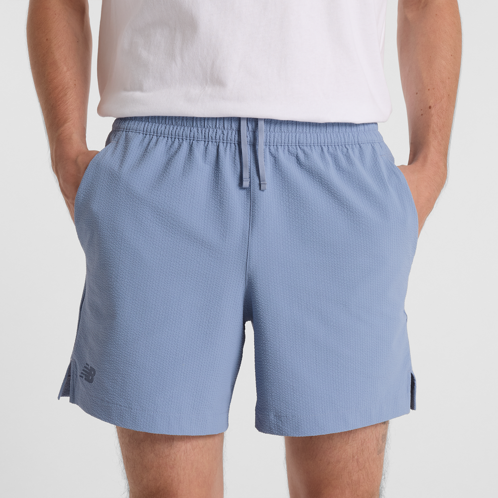 Pánské šortky New Balance MS51402DUS – modré