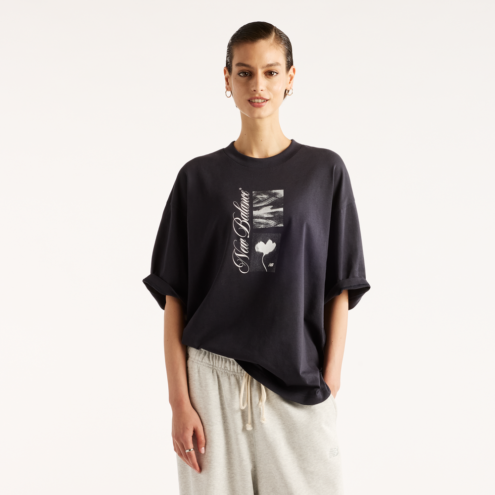 Dámské tričko New Balance WT62X7Z9DNT – černé