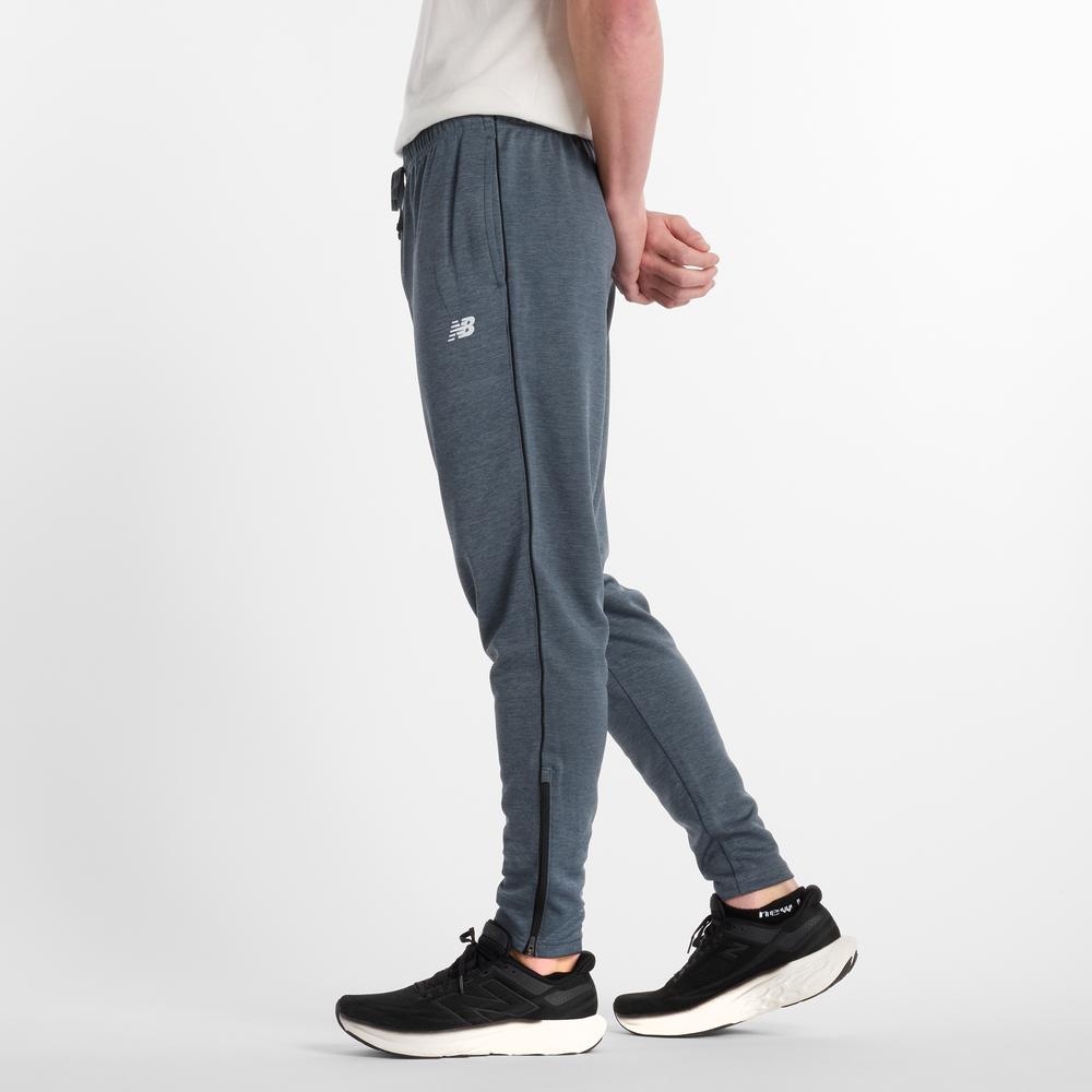 Pánské kalhoty New Balance MP51905GT – šedé