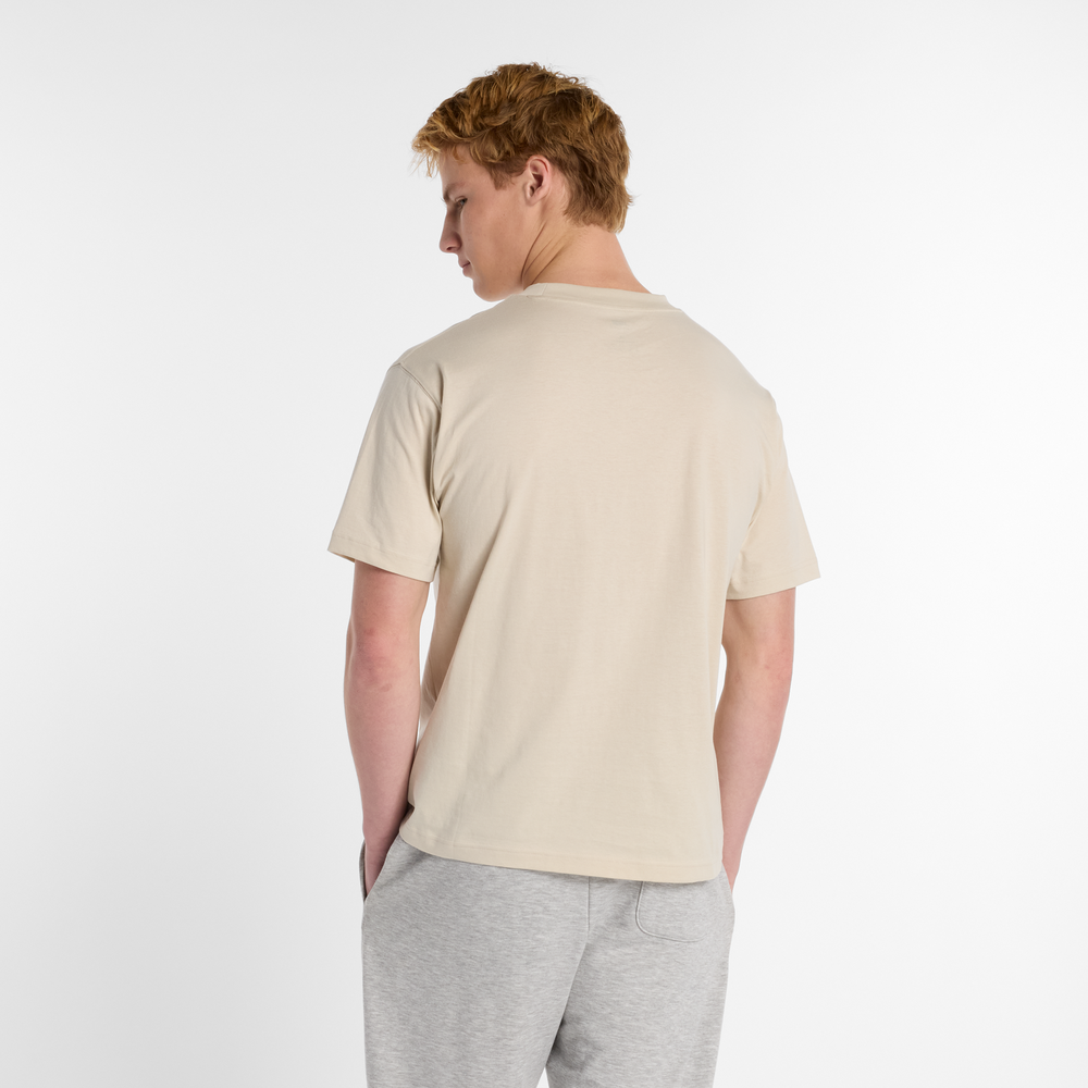 Pánské tričko New Balance MT51507TWF – béžové