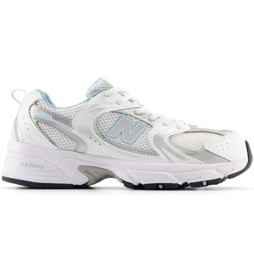 Dětské boty New Balance GR530GB – bílé