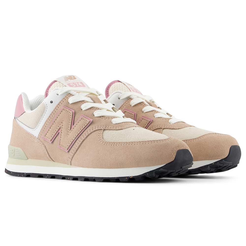 Dětské boty New Balance GC574QTC – béžové